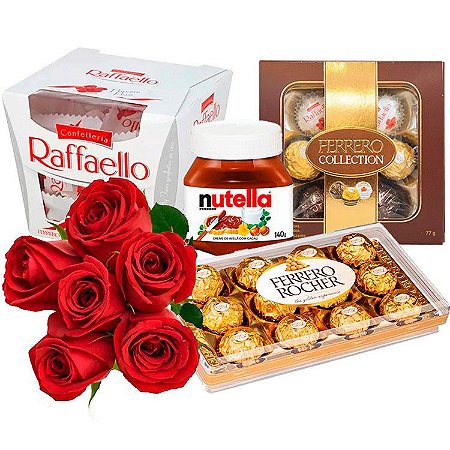 Encanto Vermelho com Delícias Rocher