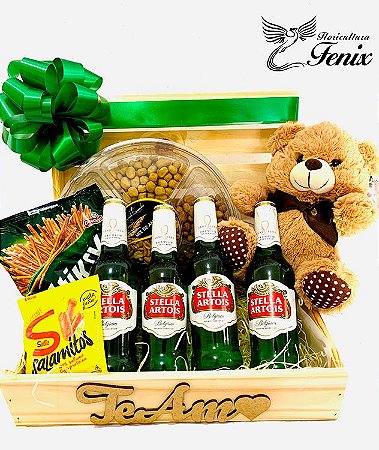 Baú de Cerveja Stella Artois com Ursinho Dudu