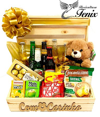 Baú de Cervejas Artesanais e Guloseimas