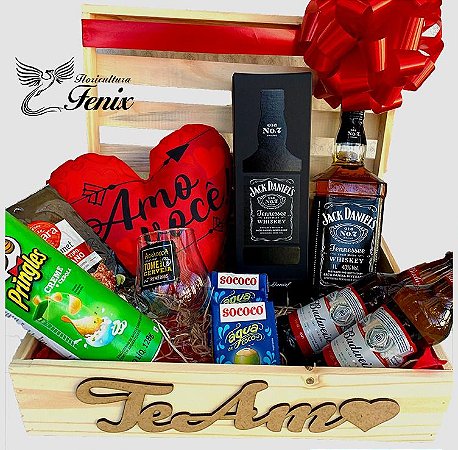 Baú Jack Daniel's Amo Você
