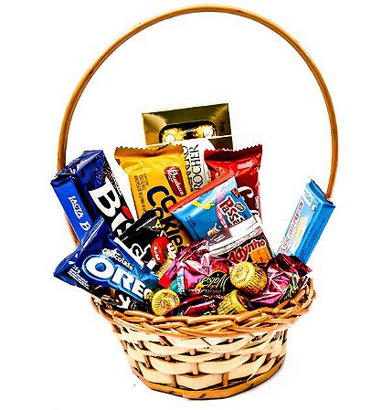 Cesta Mimos de Chocolates