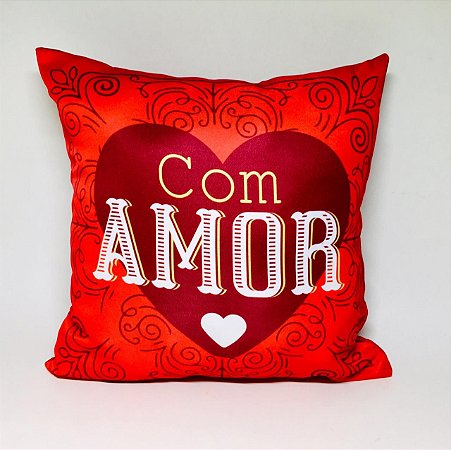 Almofada "Com Amor"