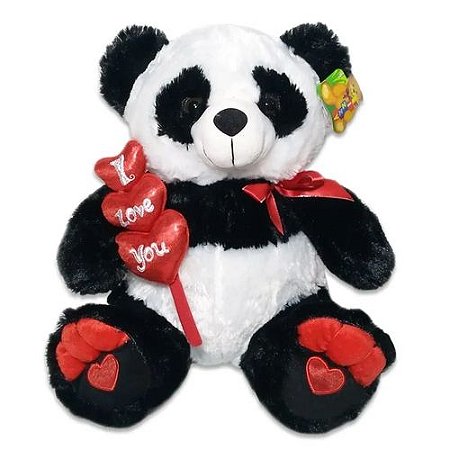 Urso Panda "I Love You" Grande