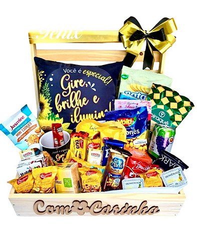 Baú de café da manhã "Gire, brilhe e ilumine"