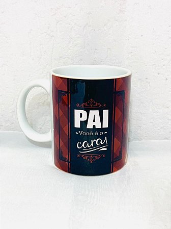 Caneca de porcelana "Pai , você é o cara"