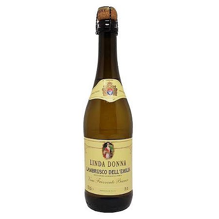 Vinho Lambrusco Linda Donna Frisante Branco 750 ml