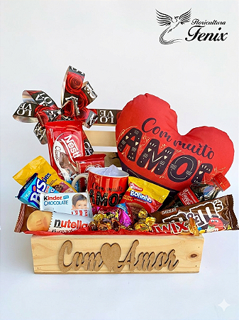 Baú De Chocolate Romântico