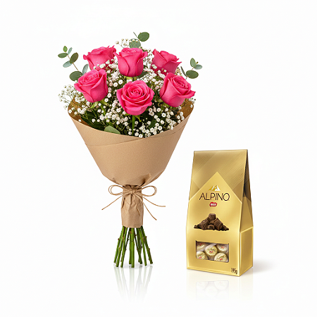 Buquê Alpino Romântico