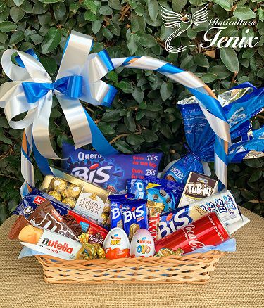 Cesta de chocolate "Bis"