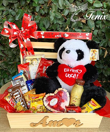 Baú de Chocolates com Panda