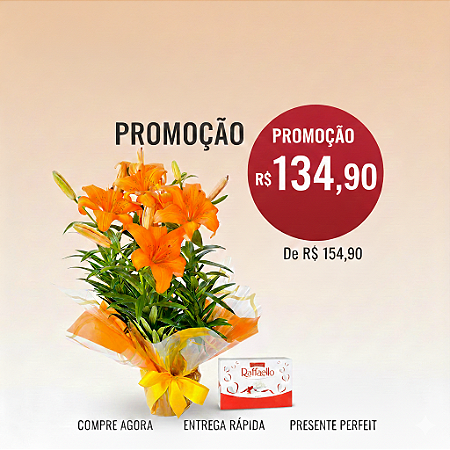 Duo Radiant: Lírio Laranja & Chocolate