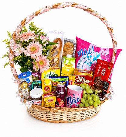 Cesta Doce Homenagem Para Mãe