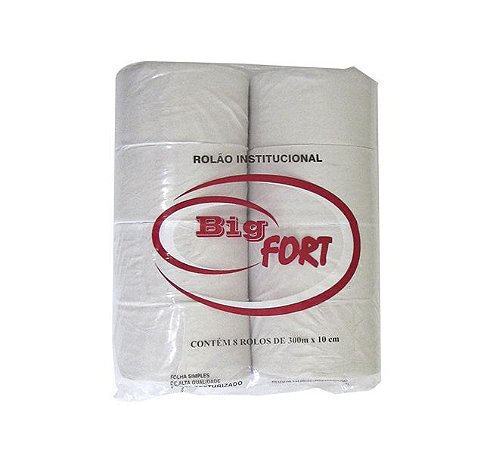Papel Higiênico 8x300mts BigFort