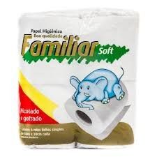 Papel Higiênico Familiar Soft 30mts Fardo com 64 rolos