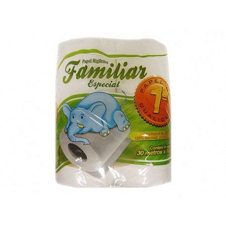 Papel Higiênico Familiar Especial 30mts Fardo com 64 rolos