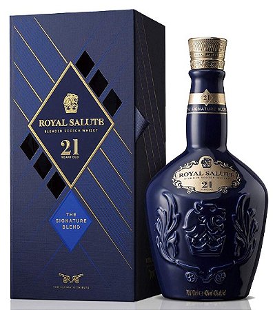 Whisky Chivas Royal Salute 21 Anos Azul - 700 ML