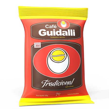 Café Guidalli Tradicional 500g. Preço para pedido de 5 kgs.