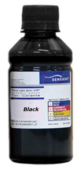 Tinta Sensient Epson T-664 Black | Preta - L120 L395 L380 L375 L220 L455