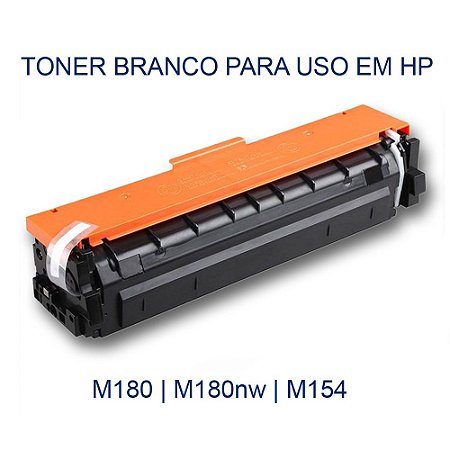 Toner Branco (White) para Impressora M180 | M-180 da HP - Transfer Laser