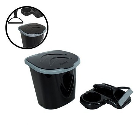 Kit Organizador de Pia 3 Peças Preto