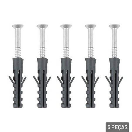 Kit Parafuso Phillips 45mm Bucha 8 - 5 Unidades