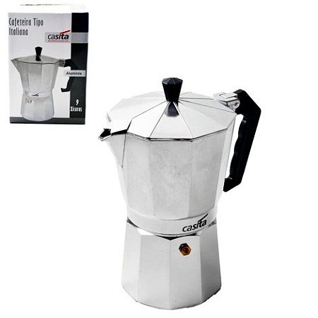 Cafeteira Italiana Alumínio 450ml - 9 Xícaras