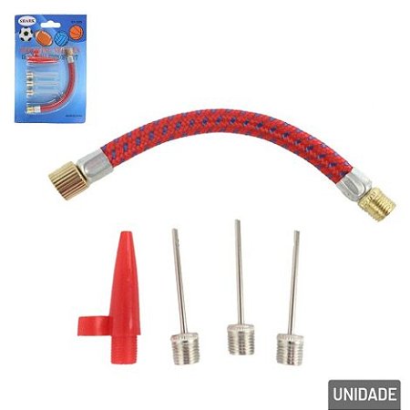 Kit Bicos Bomba Ar 5 Peças Universal