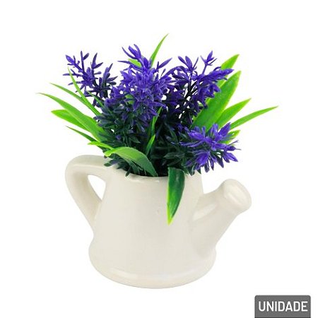 Vaso Decorativo Vidro com Plantas 11cm