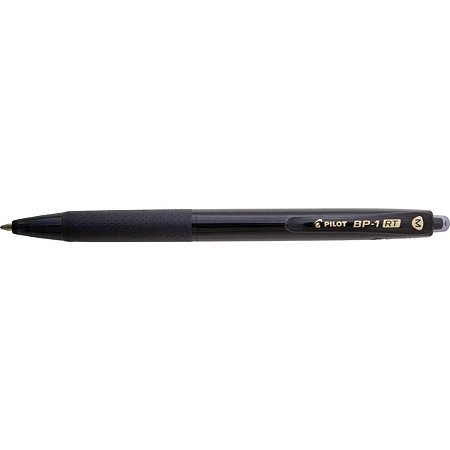 Caneta Esferográfica Retrátil Pilot BP-1 Preta