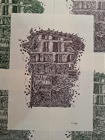 Linoleogravura - Imaginokupa #1: Comida Popular