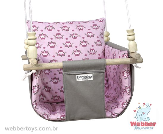 BALANÇO SENSORIAL -  ALMOFADA ROSA RAPOSINHA
