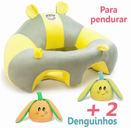 ALMOFADA BEBÊ - BABY CHAIR MAIS 2 NANINHAS DENGUINHO