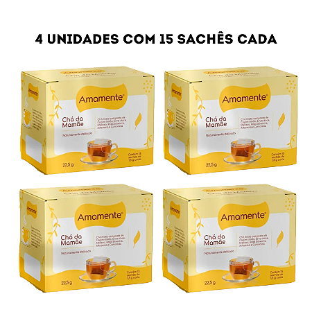 4 Und Chá Da Mamãe Amamente Cartucho C/15 Un