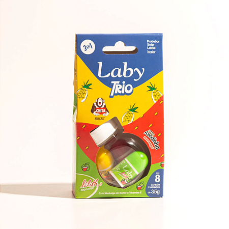 Protetor Labial Laby Trio Azedinha Lilith Chita C/3 Unidades