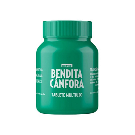 Aromatizador Cânfora Bendita Cânfora Pote 30 Pastilhas