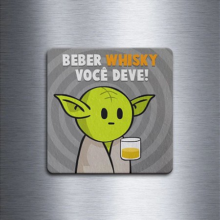 Porta Copo Ecológico Star Wars - Beber Whisky você deve