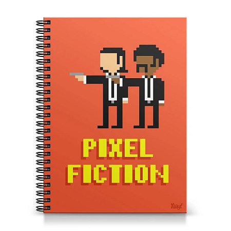 Caderno 1 Matéria - Pixel Fiction (capa dura)