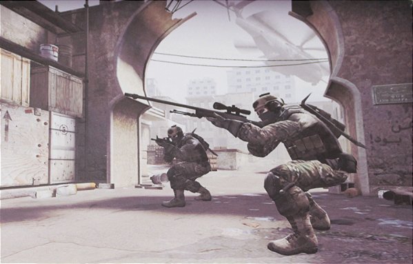 Placa Decorativa Counter Strike - Sniper