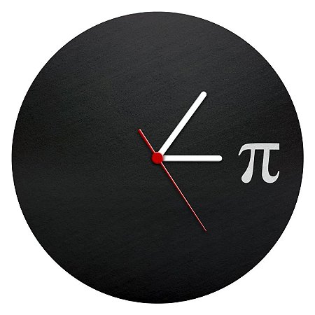 Relógio de Parede Ecológico Matemática - Pi