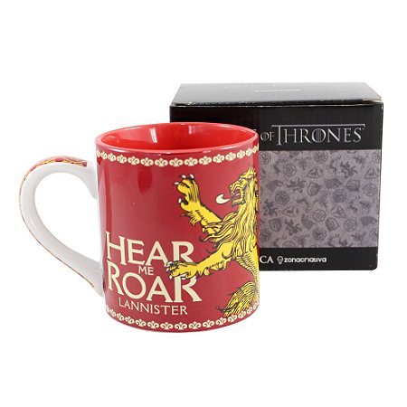 Caneca 470ml Game Of Thrones - Lannister