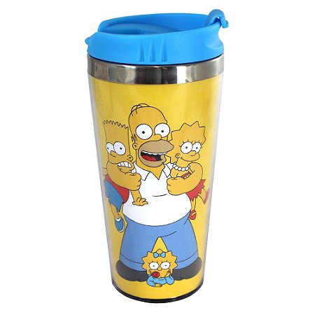 Copo para Viagem 450ml Simpsons - Família