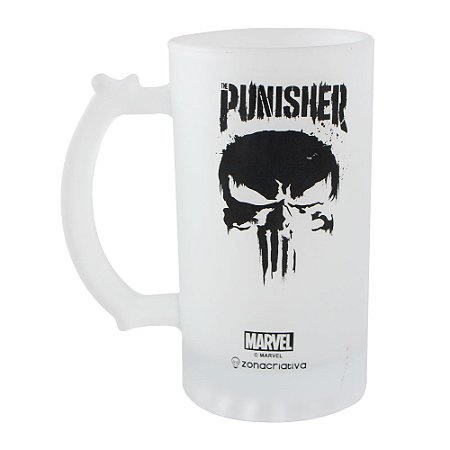 Caneca de Chop Fosca 450ml Marvel - Punisher