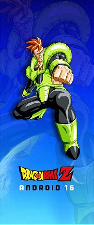 Quadro de Metal 26x11 Dragon Ball Z - Android 16