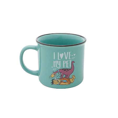 Caneca Tom 380ml Flinstones - I Love My Pet