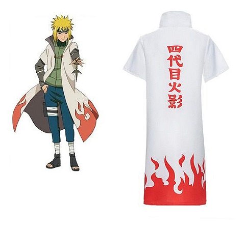 Manto Naruto - Quarto Hokage Minato - Emporium Nerd