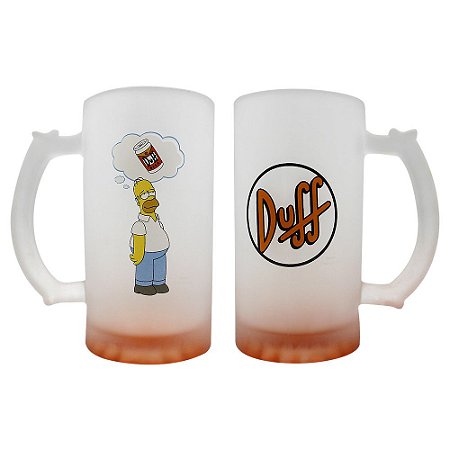 Conjunto de Canecas de Chopp Fosca 450ml Simpsons - Homer Duff