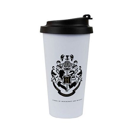 Copo para Viagem c/ Tampa 500ml Harry Potter - Hogwarts Alumni