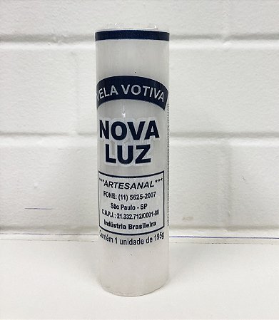 Vela 7 Dias 195 Gr Branca