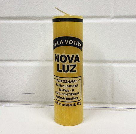 Vela 7 Dias 195 Gr Amarela