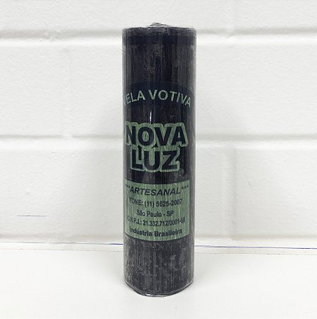 Vela 7 Dias 195 Gr Preta